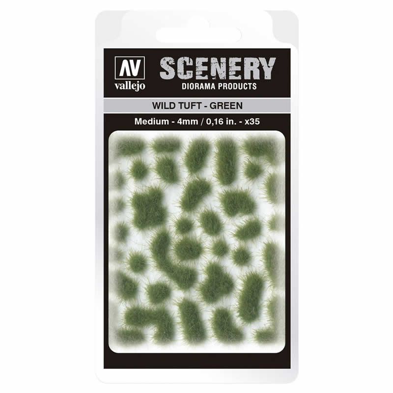 VALSC406 Wild GreenTuft Medium 4mm / 0.16 in. Vallejo Paints (ONLINE ORDER ONLY)