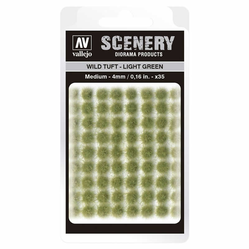 VALSC407 Wild Light Green Tuft Medium 4mm / 0.16 in. Vallejo Paints (ONLINE ORDER ONLY)