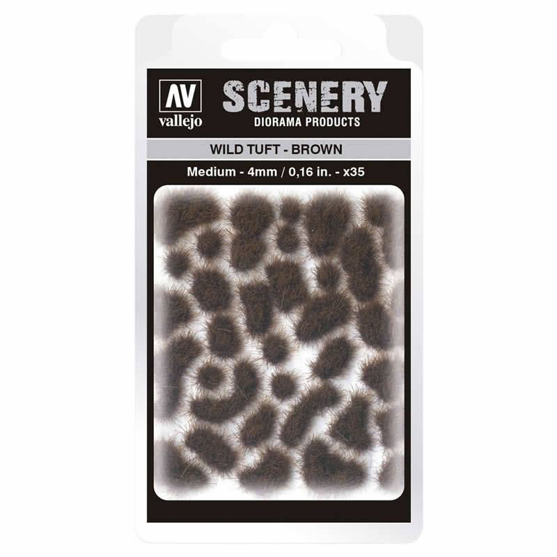 VALSC411 Wild Tuft Brown Medium 4mm / 0.16 in. Vallejo Paints (ONLINE ORDER ONLY)