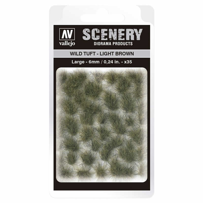 VALSC418 Light Brown Wild Tuft Large 6mm / 0.24 in. Vallejo Paints (ONLINE ORDER ONLY)