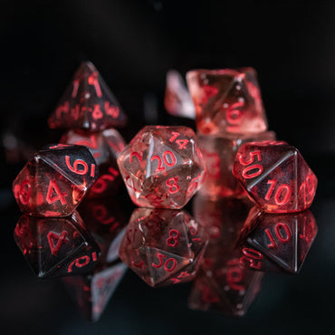 Vampira Acrylic Dice Set (ONLINE ORDER ONLY)