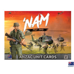 Flames of War: 'NAM - Australian and New Zealand Army Corps Unit Cards (ONLINE ORDER ONLY)