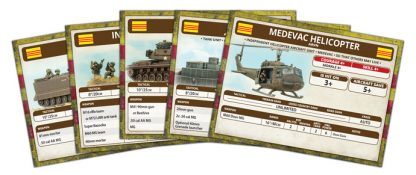 Flames of War: 'NAM - Army of the Republic of Vietnam Unit Cards (ONLINE ORDER ONLY)