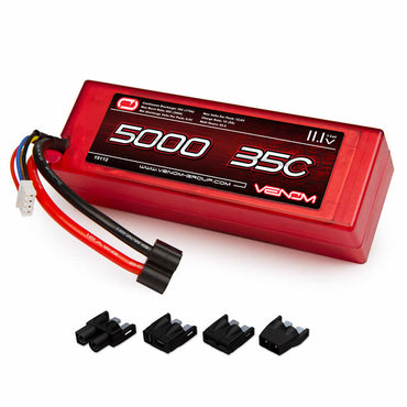 VEN-15112BAT 35C 3S 5000mAh 11.1V LiPo Hardcase Battery With Universal Plug Venom (ONLINE ORDER ONLY)