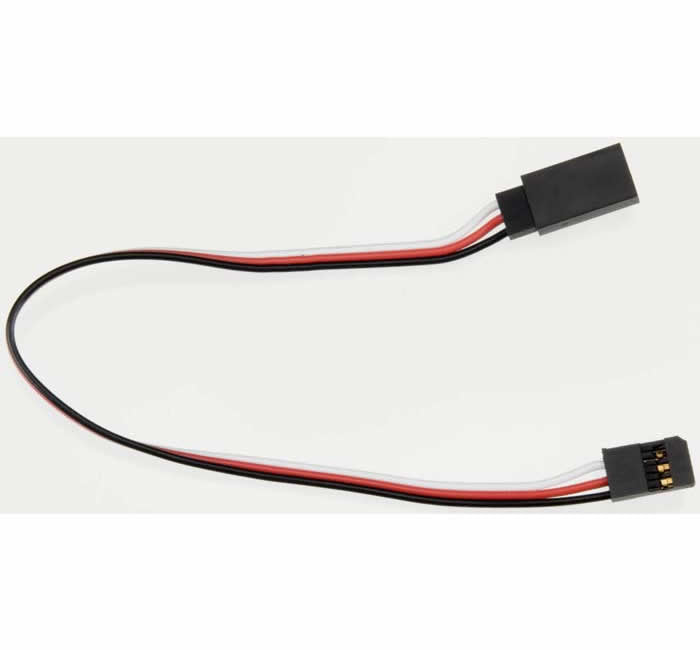 VEN-1612F Servo to Batt. Ext. Cable 200mm / 8in for Futaba Servos (ONLINE ORDER ONLY)