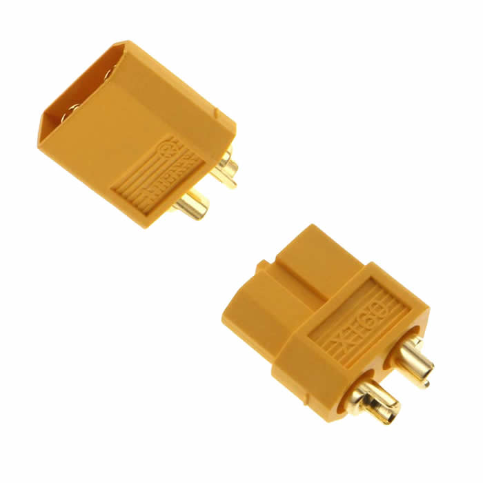 VEN-1709PA Amass XT60 Male And Female Connector Plug For Battery ESC And Charge Lead 1 Pair Venom (ONLINE ORDER ONLY)