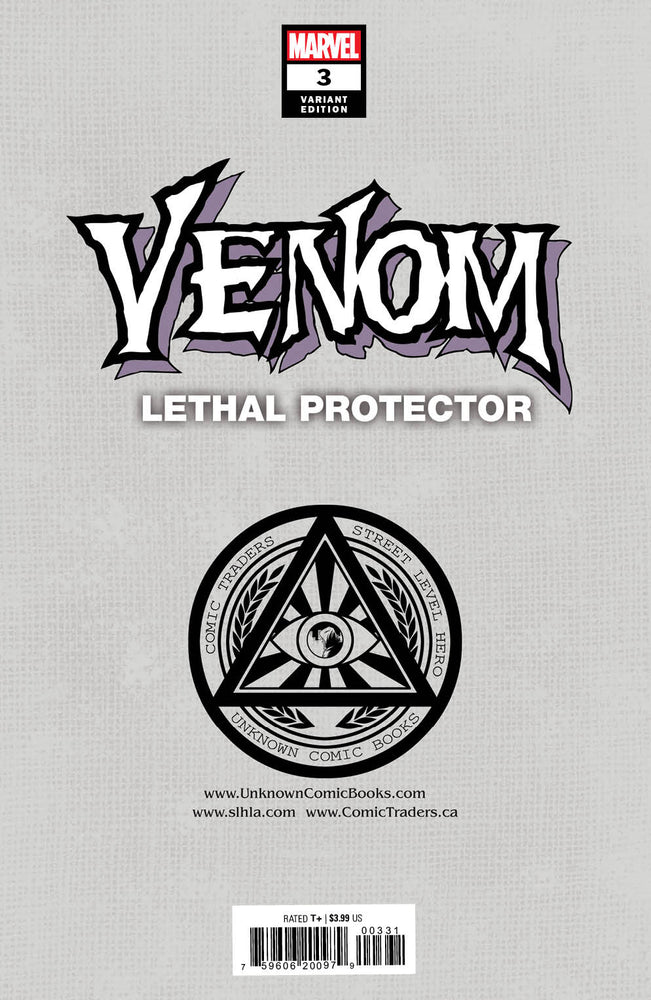 Venom: Lethal Protector #3 Unknown Comics Tyler Kirkham Exclusive Var (06/22/2022) (06/29/2022) (ONLINE ORDER ONLY)