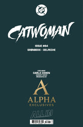 CATWOMAN #84 CARLA COHEN EXCLUSIVE VIRGIN VAR (02/18/2026) (ONLINE ORDER ONLY)