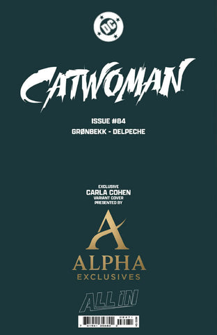 CATWOMAN #84 CARLA COHEN EXCLUSIVE VIRGIN VAR (02/18/2026) (ONLINE ORDER ONLY)