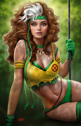 [Signed by Nathan Szerdy] ROGUE & GAMBIT #4 UNKNOWN COMICS NATHAN SZERDY EXCLUSIVE VIRGIN VAR [IN STOCK] (ONLINE ORDER ONLY)