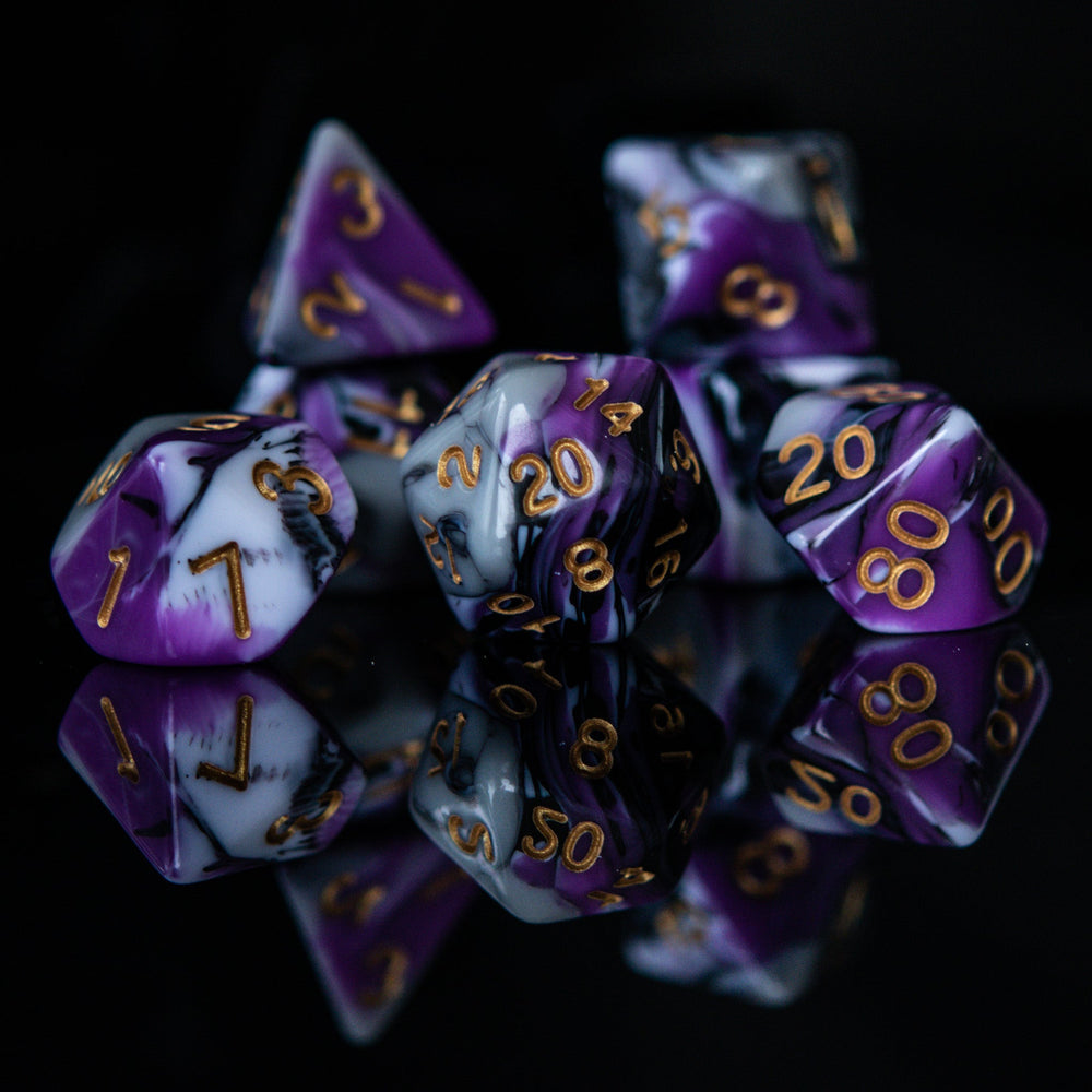 Visions of Nightmares Acrylic Dice Set (ONLINE ORDER ONLY)