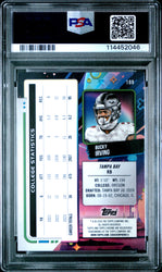 Graded 2024 Topps Cosmic Chrome Bucky Irving #188 Rookie RC Football Card PSA 10 Gem Mint (ONLINE ORDER ONLY)