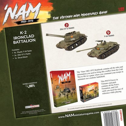 Flames of War: 'NAM - People's Army of Vietnam K-2 Ironclad Battalion (ONLINE ORDER ONLY)