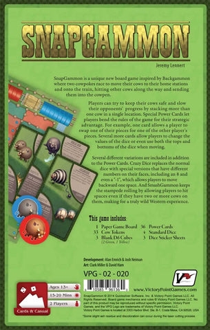 VPG02020 Snapgammon Board Game Victory Point (ONLINE ORDER ONLY)