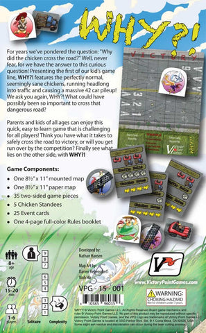 VPG15001 WHY 2nd Edition Board Game Victory Point Games (ONLINE ORDER ONLY)