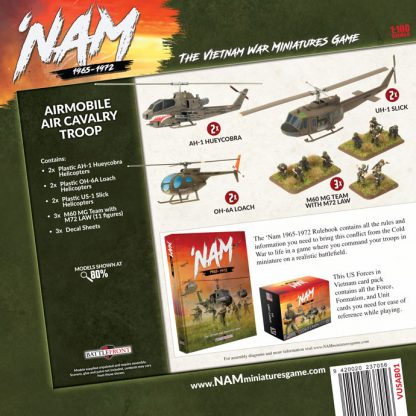 Flames of War: 'NAM - US Airmobile Army (ONLINE ORDER ONLY)
