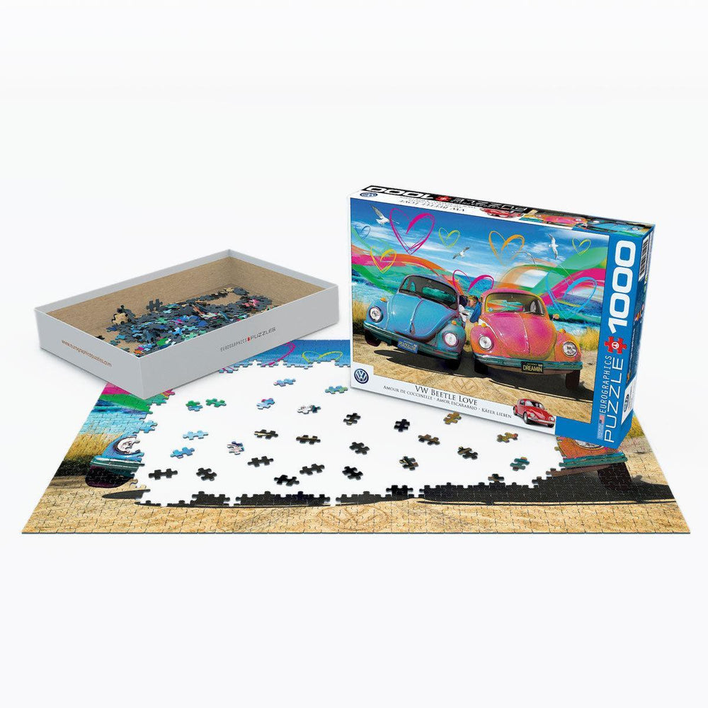 VW Beetle Love 1000 Piece Jigsaw Puzzle Eurographics (ONLINE ORDER ONLY)