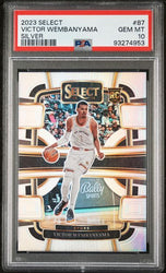 Graded 2023 Panini Select Victor Wembanyama #87 Silver Rookie RC Basketball Card PSA 10 Gem Mint (ONLINE ORDER ONLY)