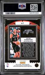 Graded 2023 Panini Mosaic Victor Wembanyama #3 Jam Masters Green Rookie RC Basketball Card PSA 10 Gem Mint (ONLINE ORDER ONLY)