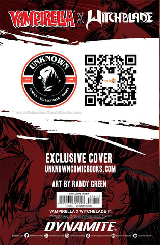 VAMPIRELLA X WITCHBLADE SPECIAL #1 RANDY GREEN EXCLUSIVE VAR (09/30/2026) (ONLINE ORDER ONLY)
