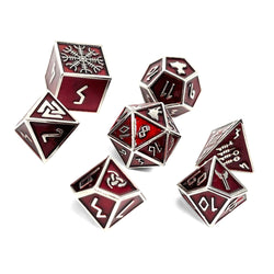 Vampire Blood - Norse Themed Metal Dice Set (Online Only)