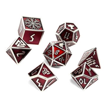 Vampire Blood - Norse Themed Metal Dice Set (Online Only)