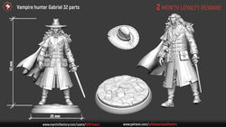 Vampire Hunter Gabriel – Human Monster Slayer Miniature & Bust (ONLINE ORDER ONLY)