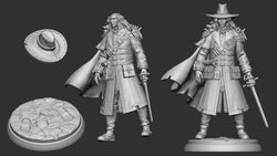Vampire Hunter Gabriel – Human Monster Slayer Miniature & Bust (ONLINE ORDER ONLY)