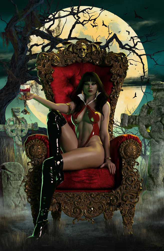 Vampirella #25 Giorgos Tsolis Virgin Variant (11/10/2021) Dynamite (ONLINE ORDER ONLY)