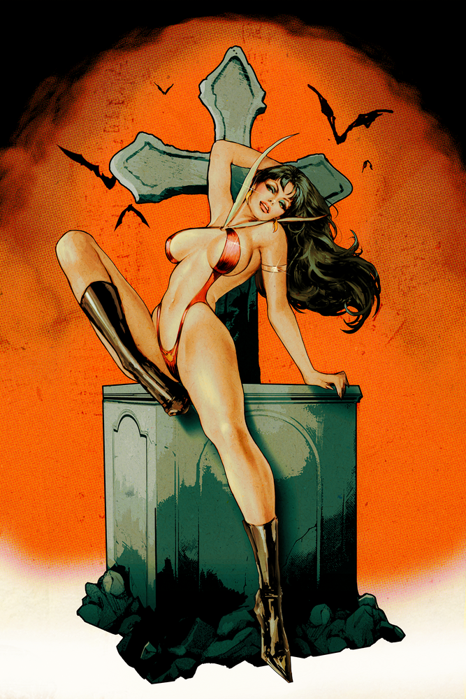 Vampirella Dracula Rage #2 Sozomaika GGA Tombstone Graveyard Variant (09/27/2023) Dynamite (ONLINE ORDER ONLY)