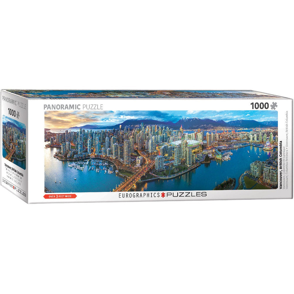 Vancouver, British Columbia 1000 Piece Panoramic Jigsaw Puzzle Eurographics (ONLINE ORDER ONLY)
