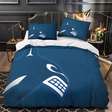 Vancouver Canucks Bedding Set Quilt Duvet Cover Without Filler (Online Order Only)