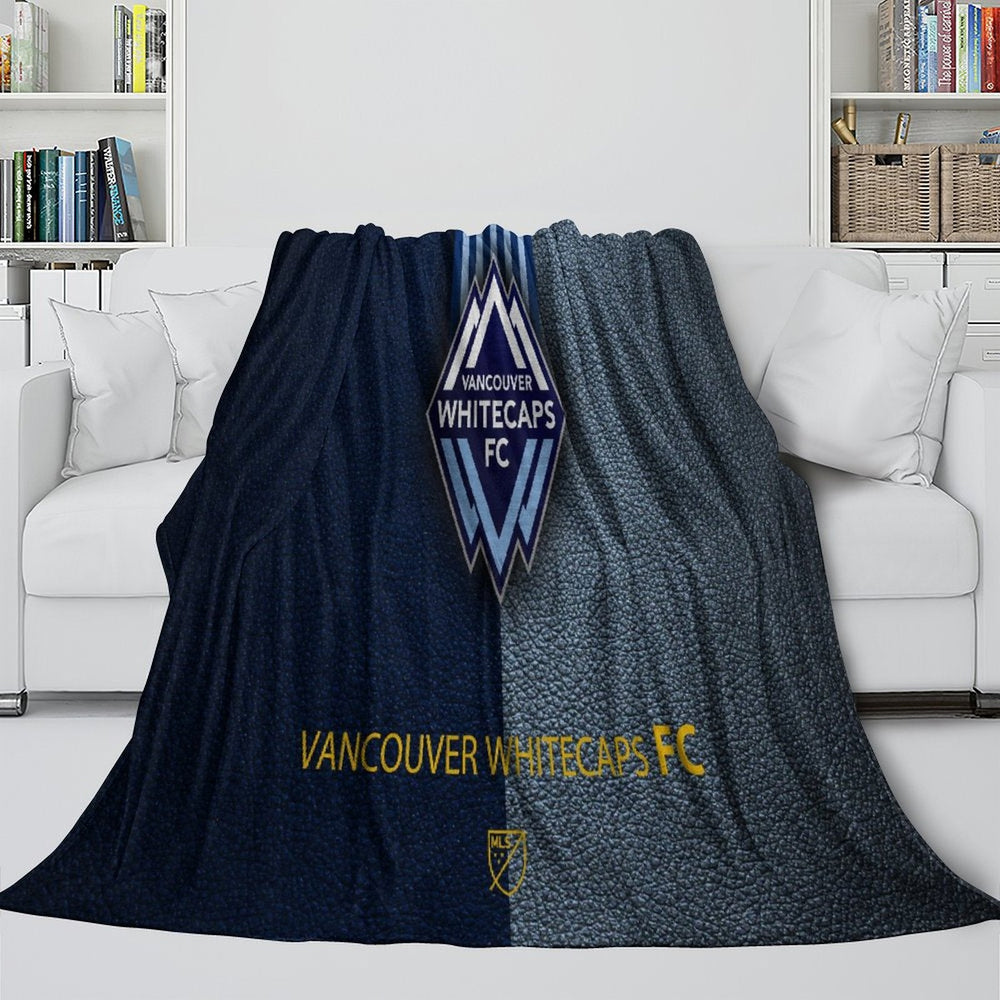 Vancouver Whitecaps FC Blanket Flannel Fleece Throw Room Decoration (Online Order Only)