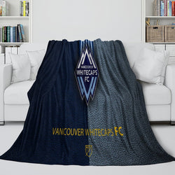 Vancouver Whitecaps FC Blanket Flannel Fleece Throw Room Decoration (Online Order Only)