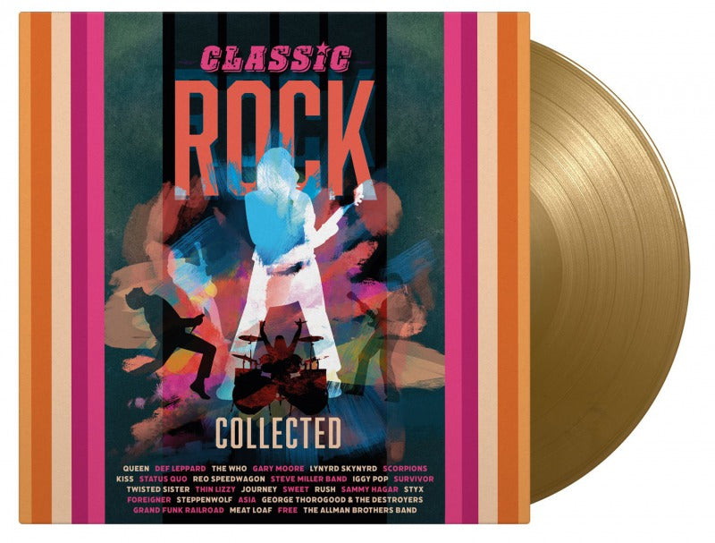 Classic Rock Collected (Colored Vinyl, Gold, 180 Gram Vinyl, Limited Edition) (2 Lp's) [Vinyl] (ONLINE ORDER ONLY)
