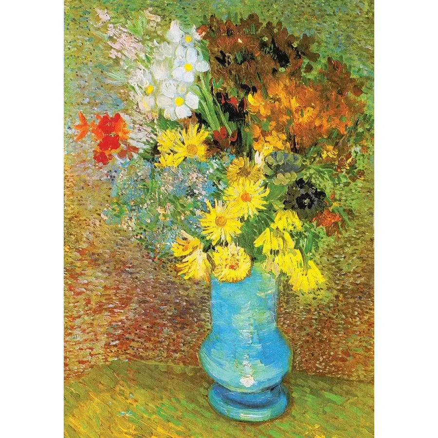 Vase with Daisies & Anemones by Van Gogh 1000 Piece Jigsaw Puzzle Enjoy (ONLINE ORDER ONLY)