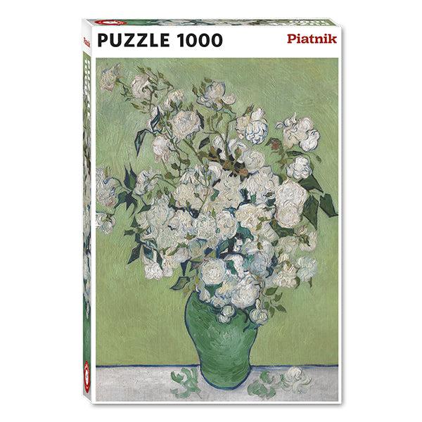 Vase with White Roses 1000 Piece Jigsaw Puzzle Piatnik (ONLINE ORDER ONLY)