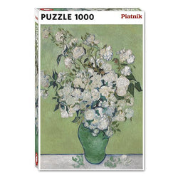 Vase with White Roses 1000 Piece Jigsaw Puzzle Piatnik (ONLINE ORDER ONLY)