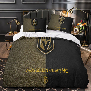 Vegas Golden Knights Bedding Set Quilt Duvet Cover Without Filler (Online Order Only)