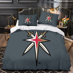 Vegas Golden Knights Bedding Set Quilt Duvet Cover Without Filler (Online Order Only)