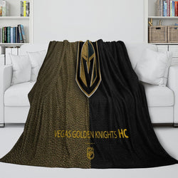 Vegas Golden Knights Blanket Flannel Throw Kids Room Decoration (Online Order Only)