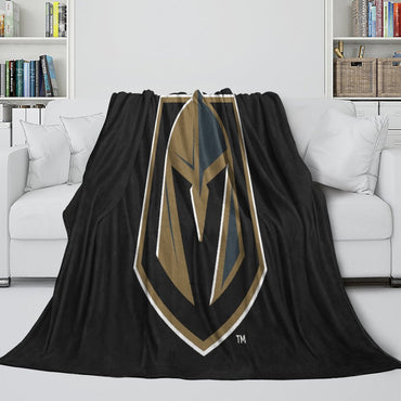 Vegas Golden Knights Blanket Flannel Throw Kids Room Decoration (Online Order Only)