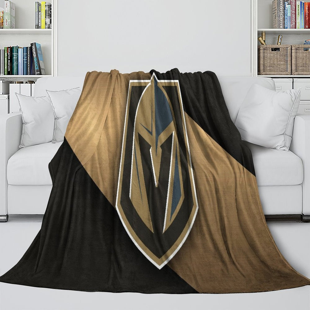 Vegas Golden Knights Blanket Flannel Throw Kids Room Decoration (Online Order Only)