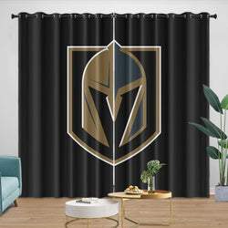 Vegas Golden Knights Curtains Blackout Window Drapes Room Decoration (Online Order Only)