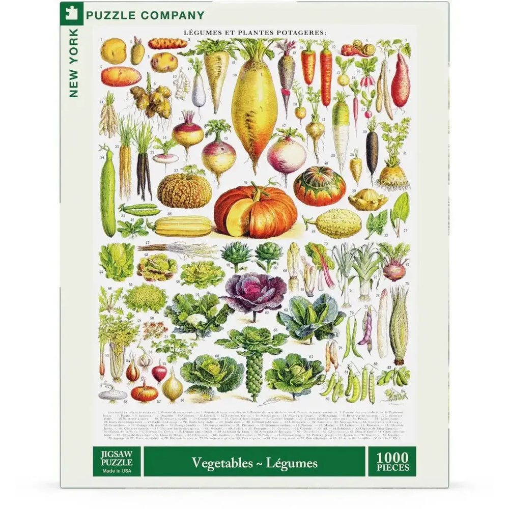 Vegetables ~ Légumes 1000 Piece Jigsaw Puzzle NYPC (ONLINE ORDER ONLY)
