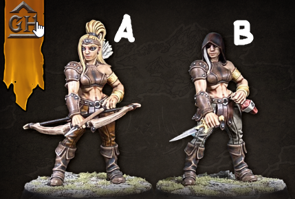 3D Printed Artisan Guild Veiled Sisterhood Rogue Vanguard 28mm 32mm (Online Only)