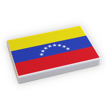 Venezuela Flag (2x3 Tile) made using LEGO part (Online Order Only)