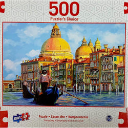 Venice Canal Puzzler's Choice 500 Piece Jigsaw Puzzle Sure Lox (ONLINE ORDER ONLY)