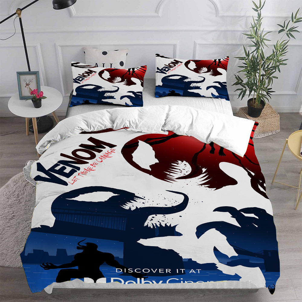 Venom 2 Let There Be Carnage Bedding Set Quilt Covers Without Filler (Online Order Only)
