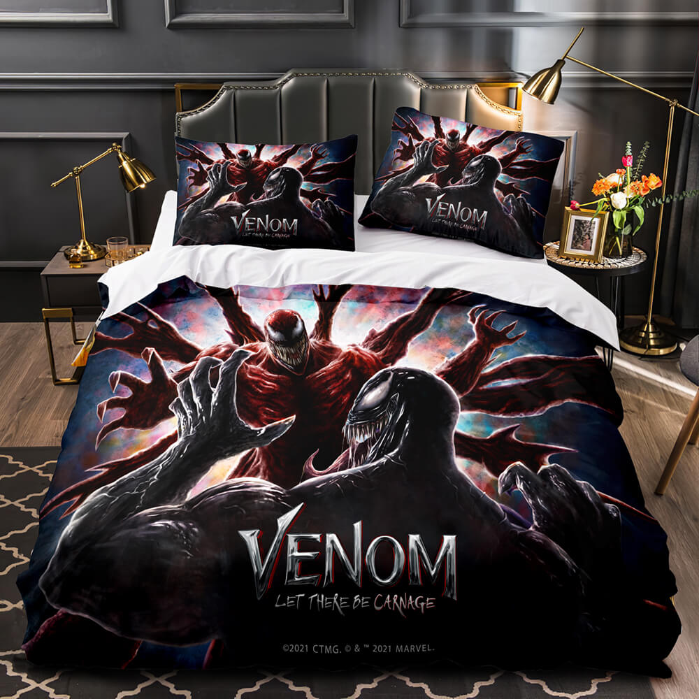 Venom Let There Be Carnage Bedding Set Duvet Covers Bed Sets (Online Order Only)